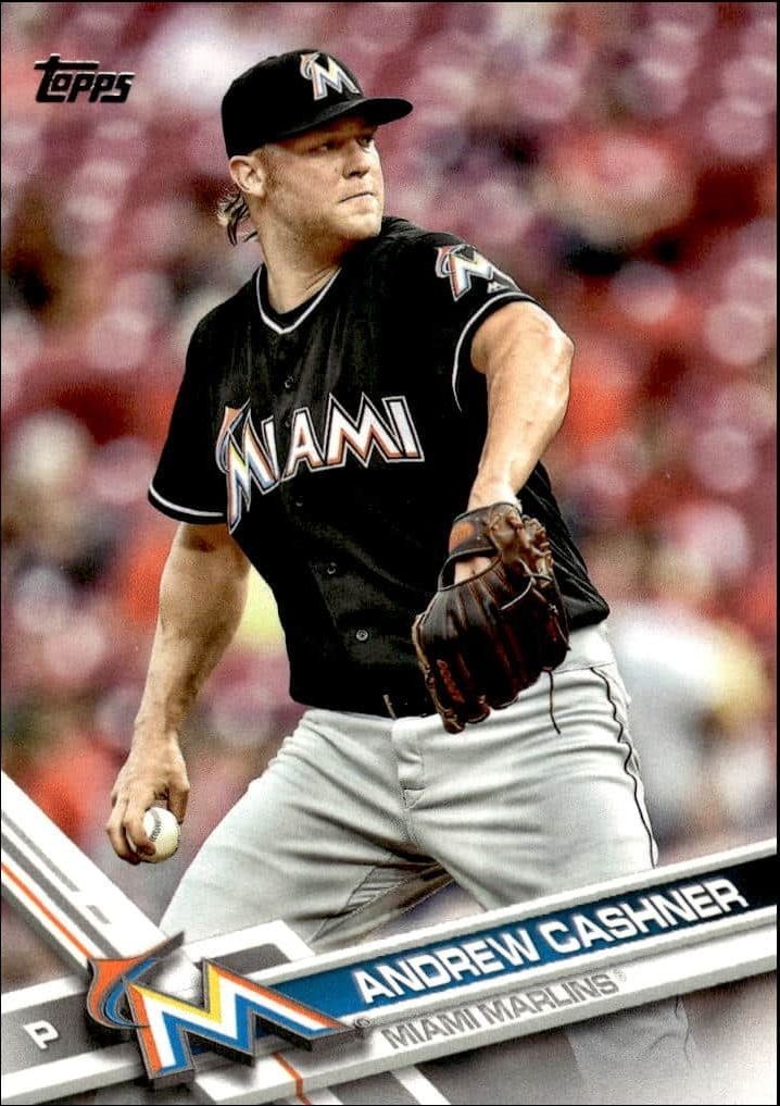 2017 Topps Series 1 Andrew Cashner #186 trading card