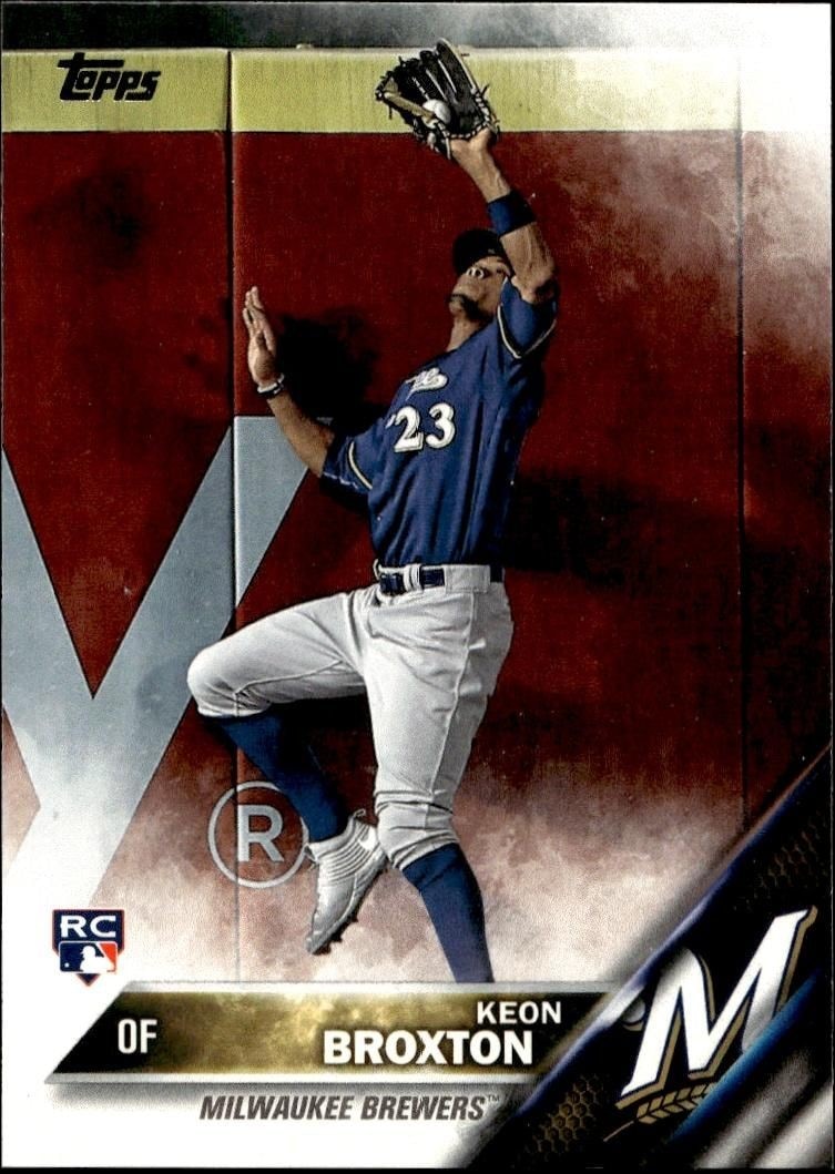 2016 Topps Update Series Keon Broxton #US108 trading card