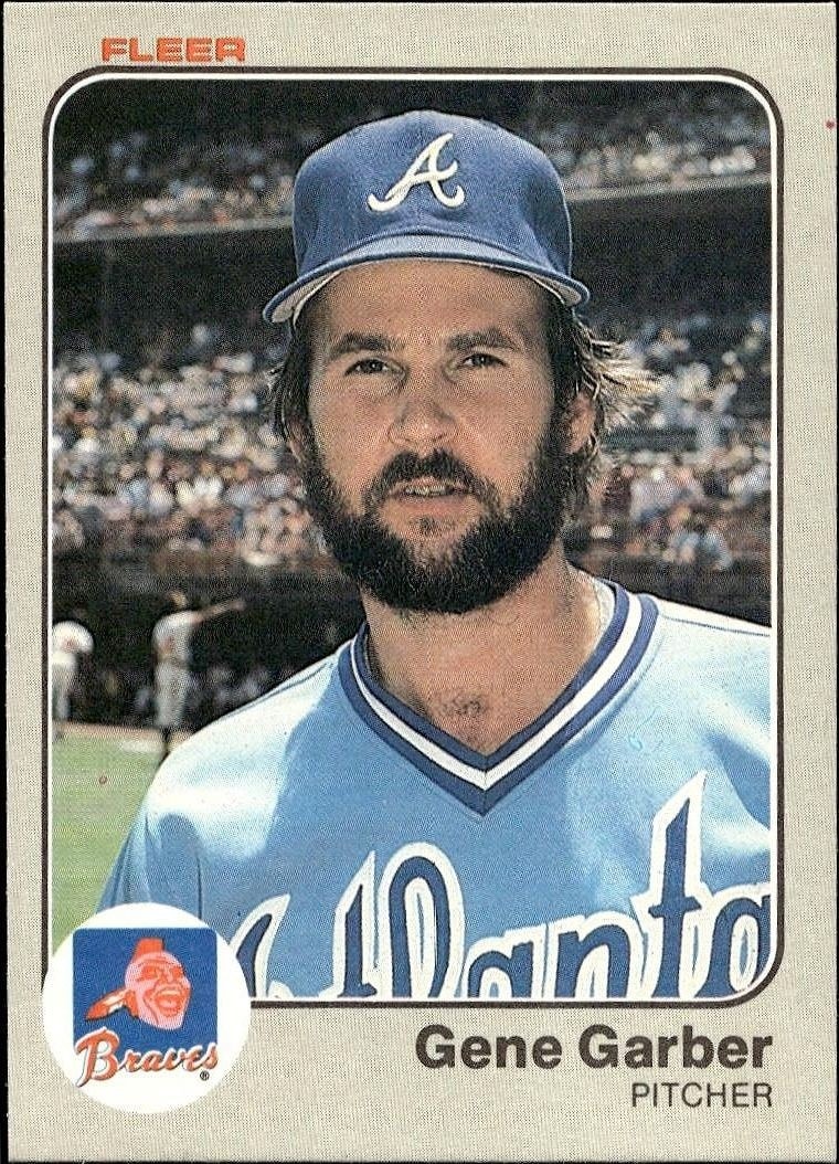1983 Fleer Gene Garber #136 trading card
