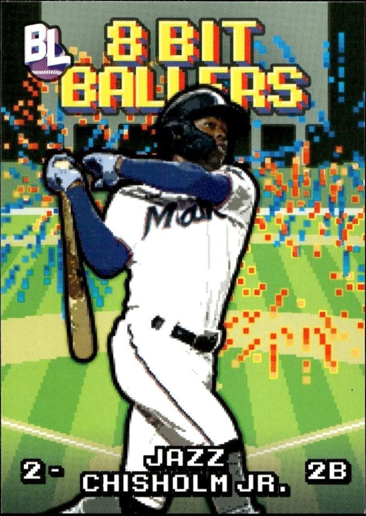 2023 Topps Big League Jazz Chisholm Jr. #8B-12 trading card