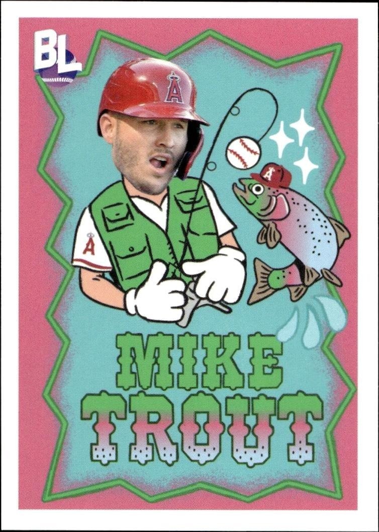 2023 Topps Big League Mike Trout #BL-1 trading card