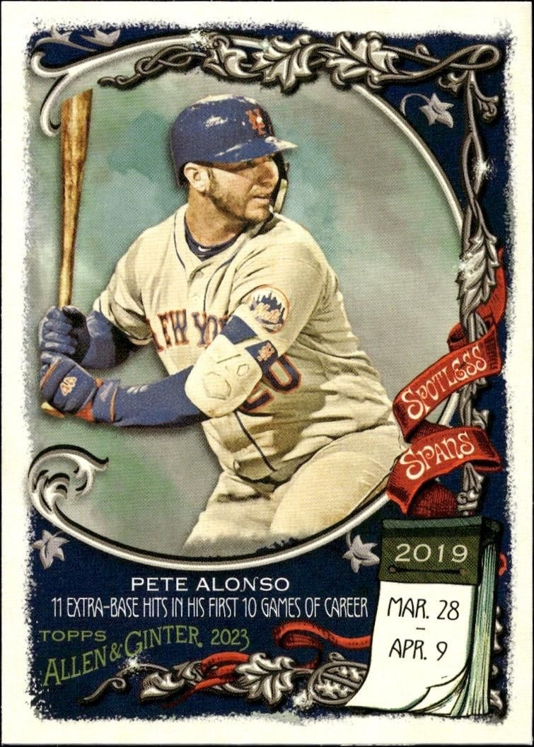 2023 Topps Allen & Ginter Pete Alonso #SS-38 trading card
