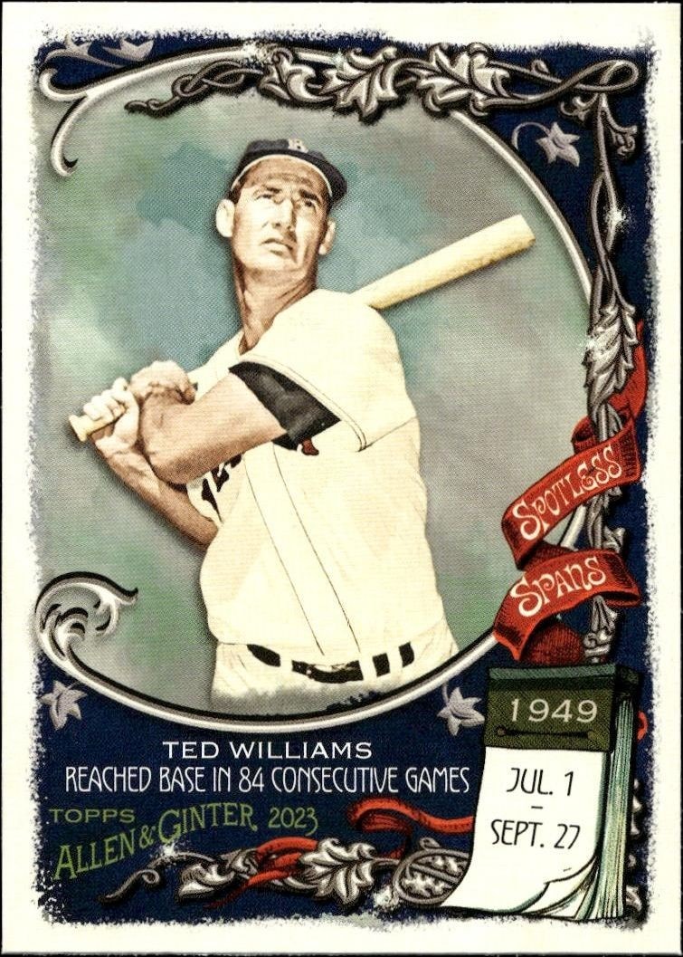 2023 Topps Allen & Ginter Ted Williams #SS-29 trading card