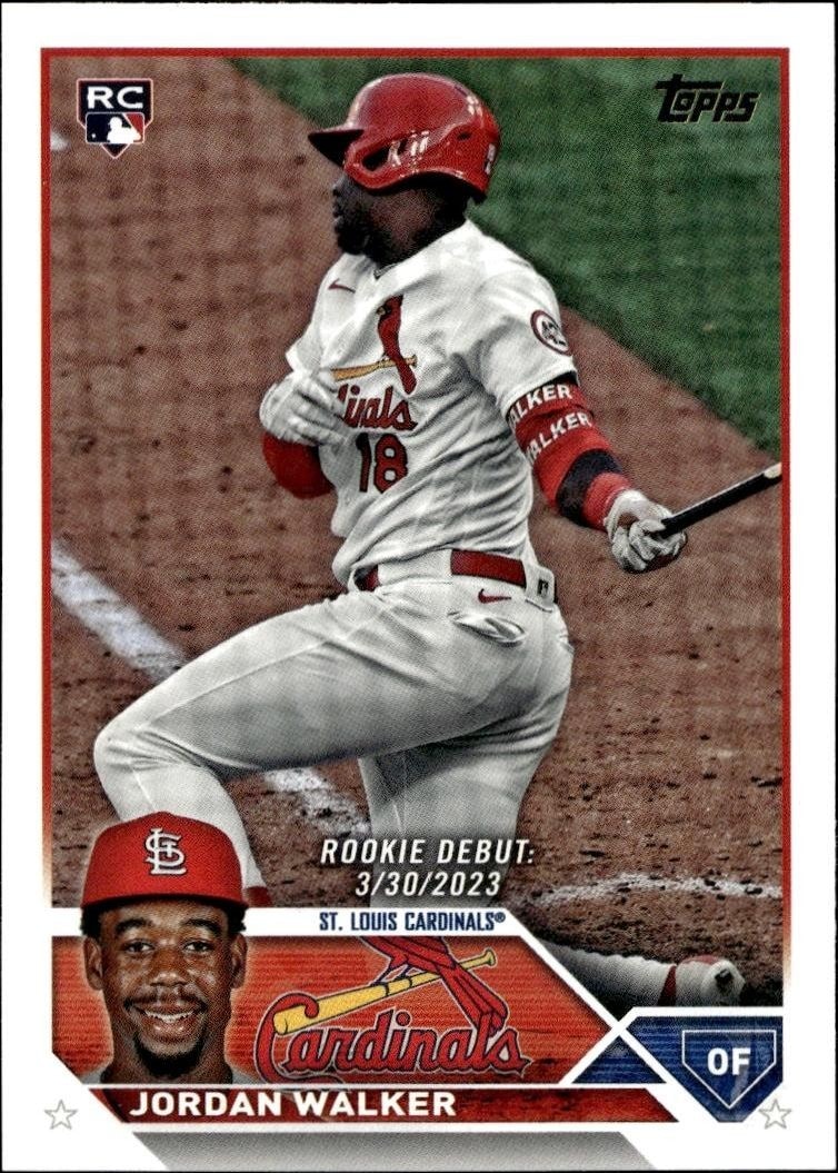 2023 Topps Update Series Jordan Walker #US122 trading card