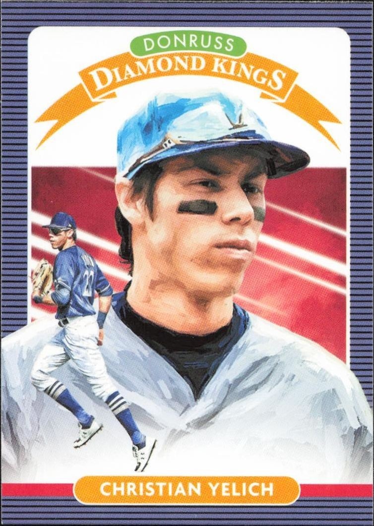 2020 Panini Donruss Christian Yelich #5 trading card