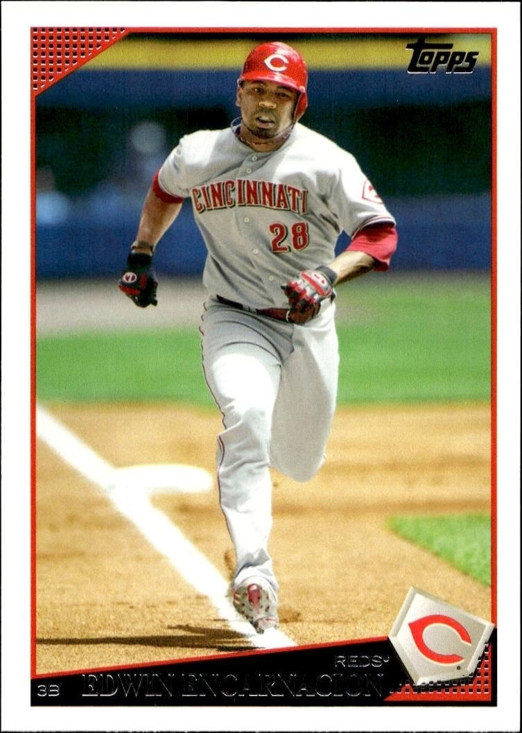 2009 Topps Series 1 Edwin Encarnacion #56 trading card