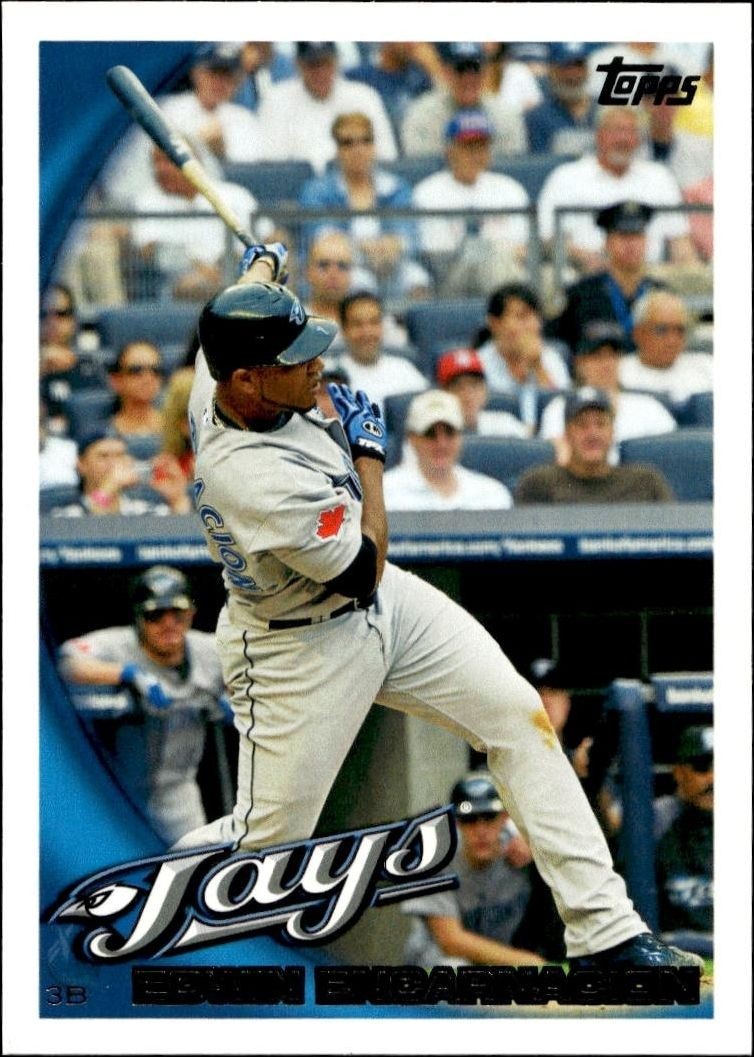 2010 Topps Series 1 Edwin Encarnacion #258 trading card