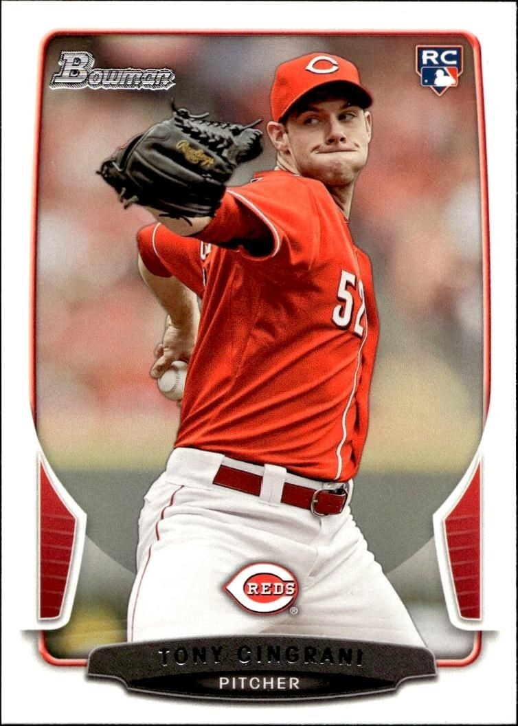 2013 Bowman Draft Picks & Prospects Tony Cingrani #25 trading card