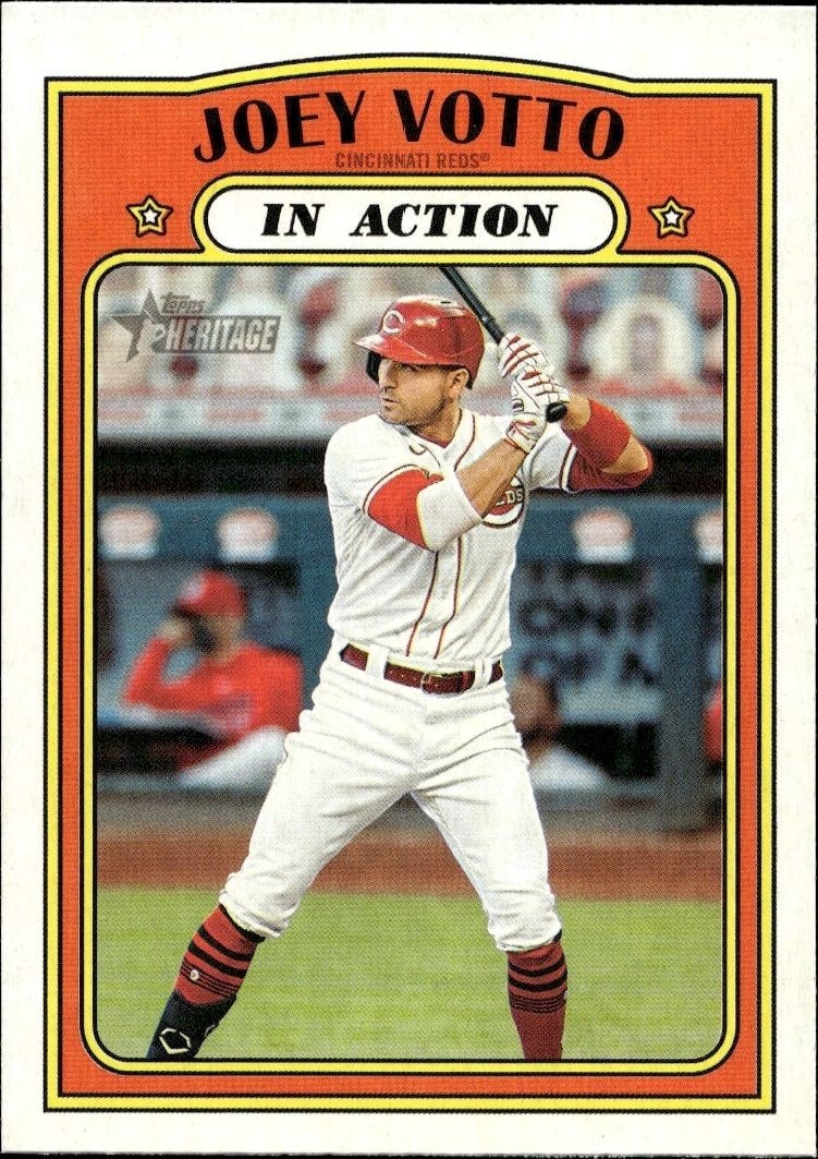 2021 Topps Heritage Joey Votto #46 trading card