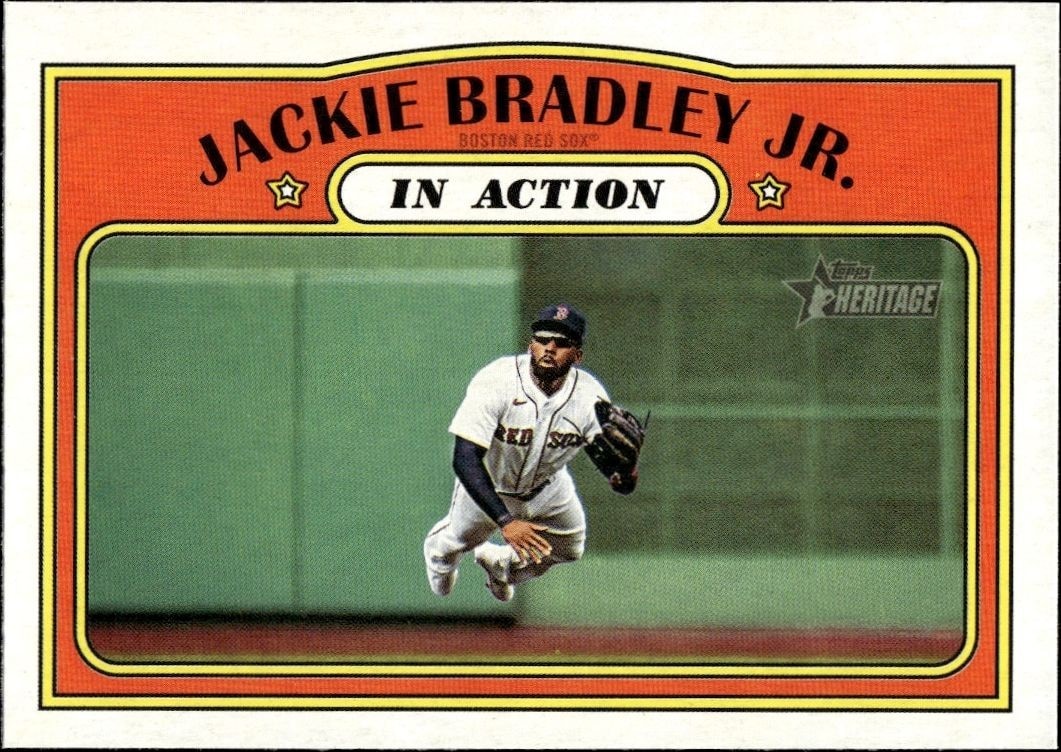 2021 Topps Heritage Jackie Bradley Jr. #172 trading card