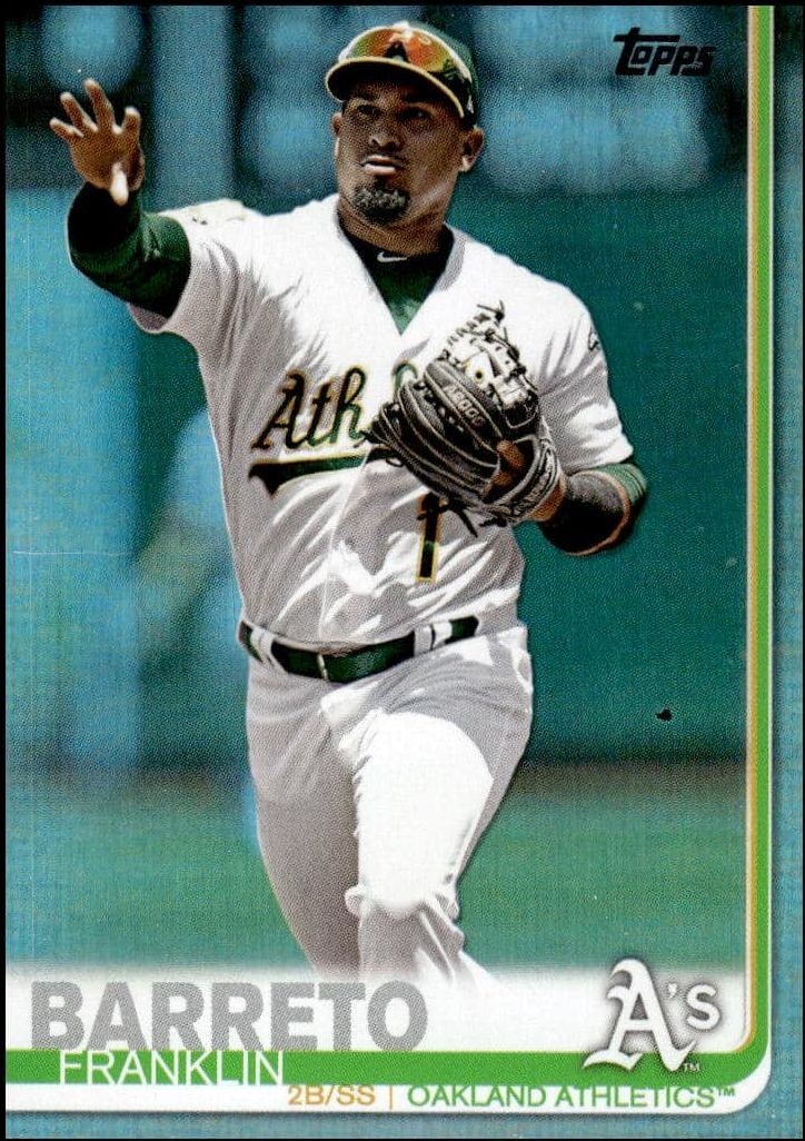 2019 Topps Series 2 Franklin Barreto #512 trading card
