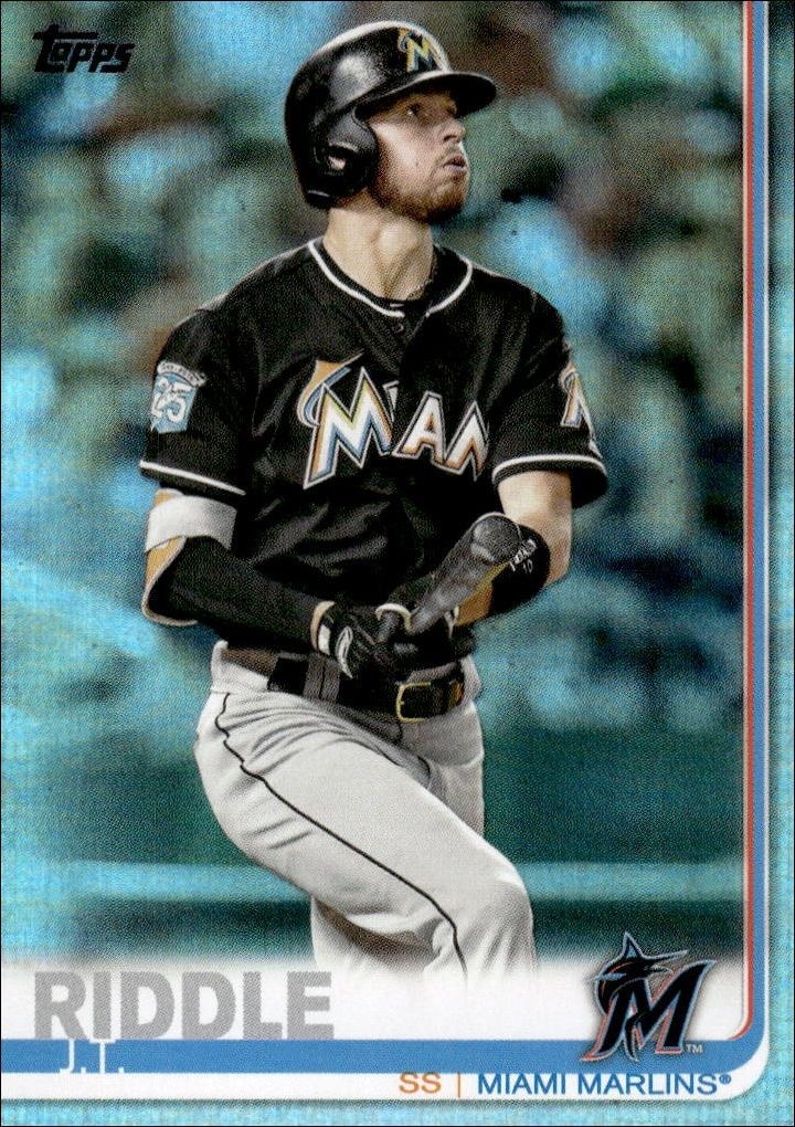 2019 Topps Series 2 J.T. Riddle #607 trading card
