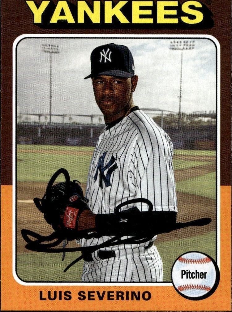 2019 Topps Archives Luis Severino #168 trading card