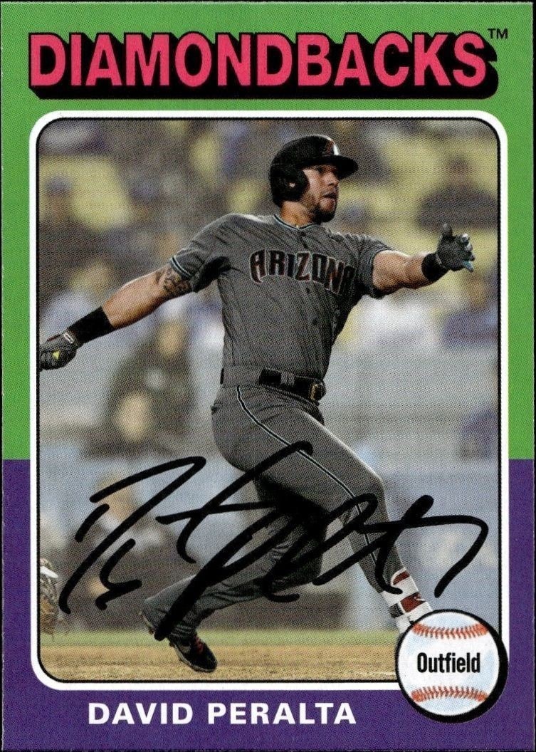 2019 Topps Archives David Peralta #120 trading card