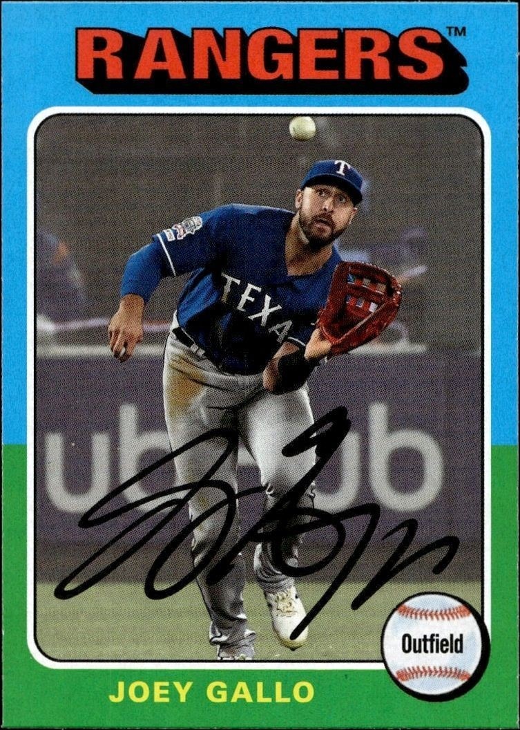 2019 Topps Archives Joey Gallo #129 trading card