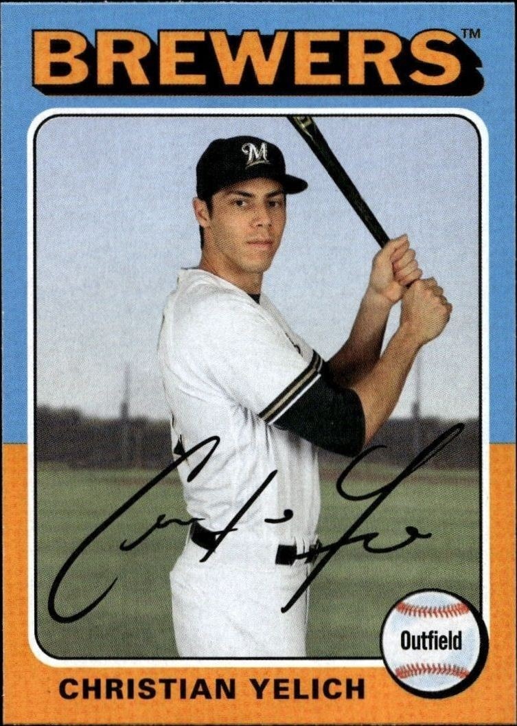 2019 Topps Archives Christian Yelich #194 trading card