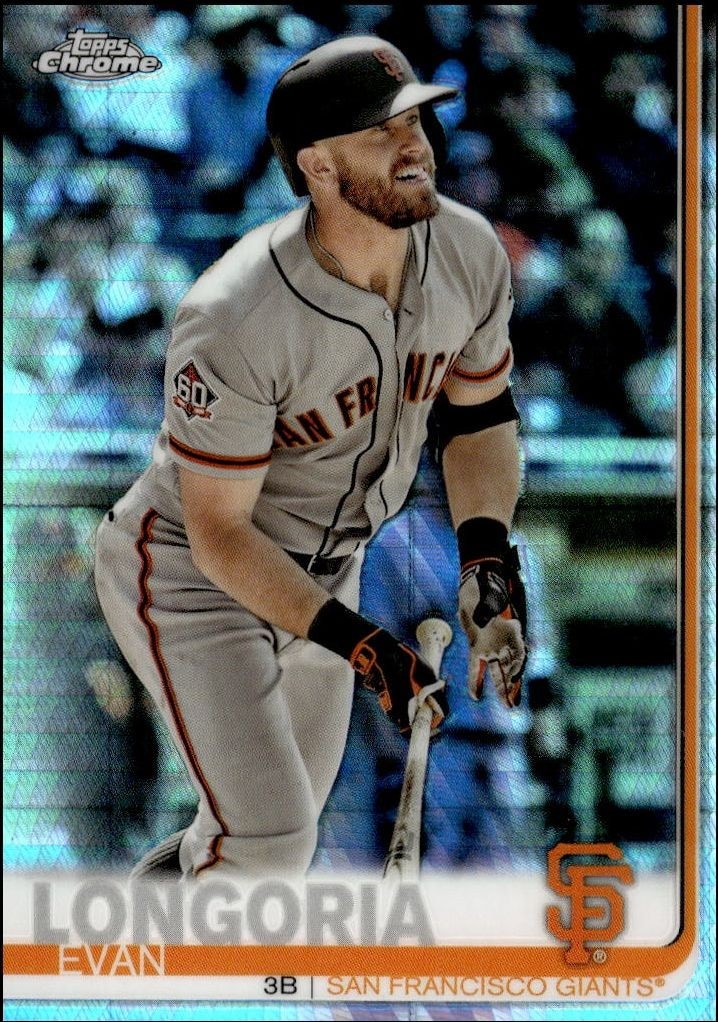 2019 Topps Chrome Evan Longoria #94 trading card
