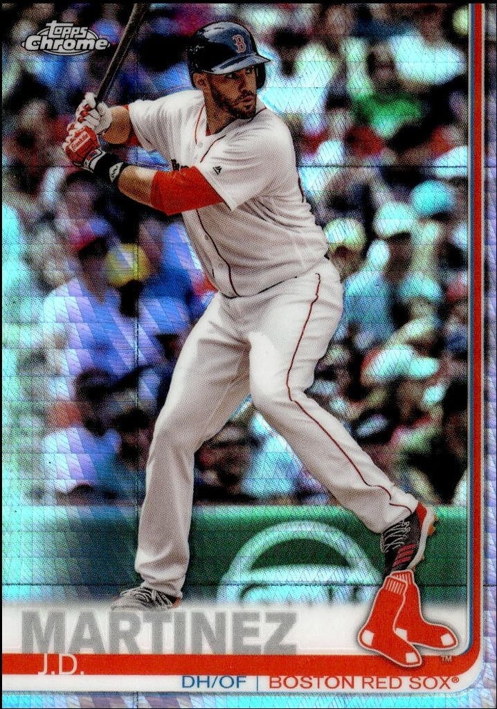 2019 Topps Chrome J.D. Martinez #133 trading card