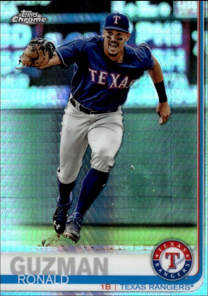 2019 Topps Chrome Ronald Guzman #320 trading card