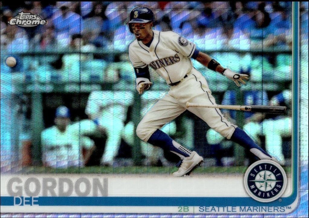 2019 Topps Chrome Dee Gordon #196 trading card