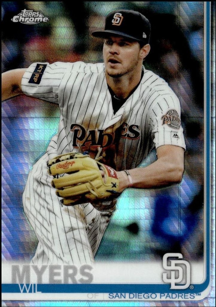 2019 Topps Chrome Wil Myers #153 trading card