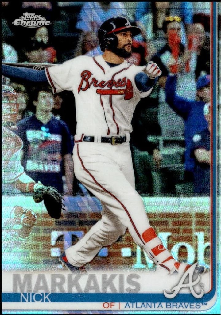 2019 Topps Chrome Nick Markakis #145 trading card