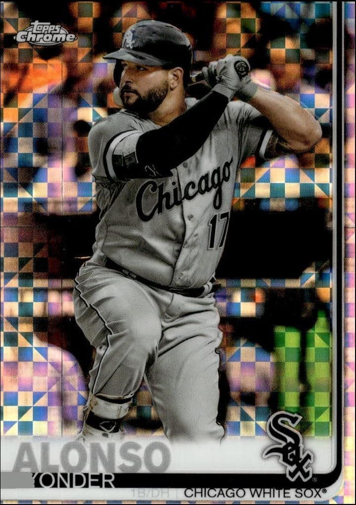 2019 Topps Chrome Yonder Alonso #102 trading card
