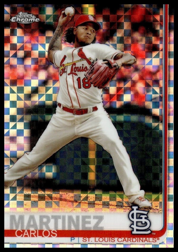 2019 Topps Chrome Carlos Martinez #149 trading card