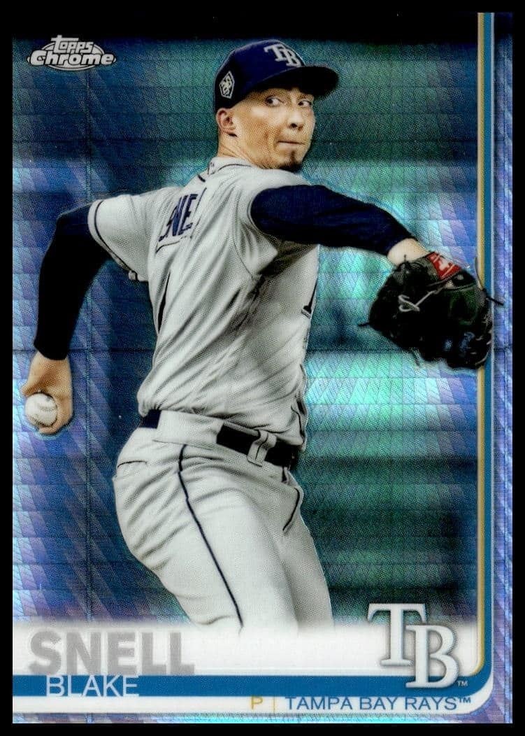 2019 Topps Chrome Blake Snell #196 trading card