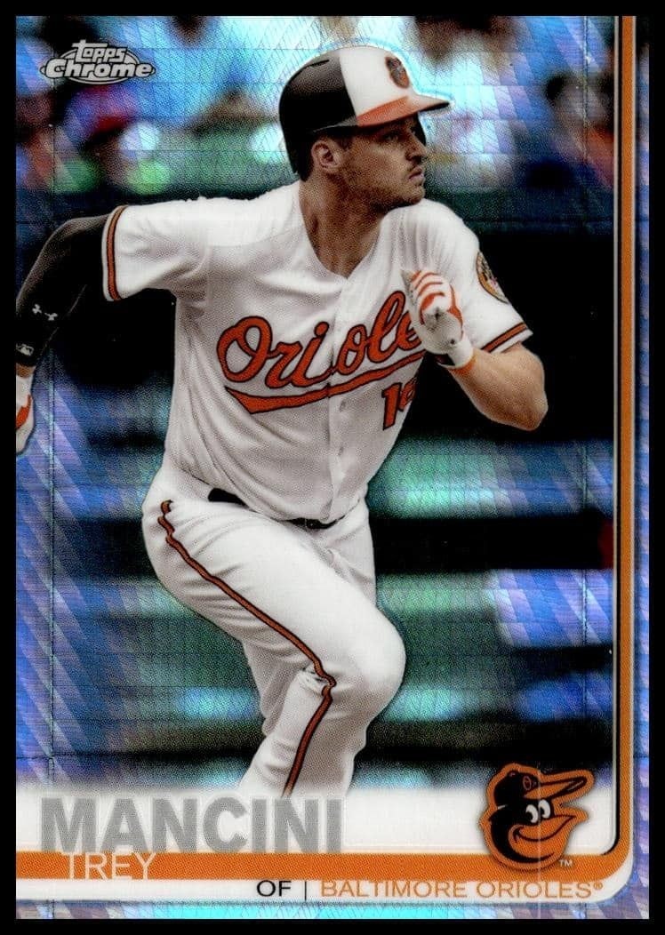 2019 Topps Chrome Trey Mancini #47 trading card