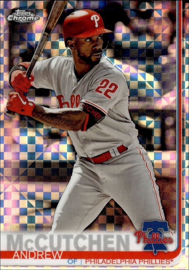 2019 Topps Chrome Andrew McCutchen #77 trading card