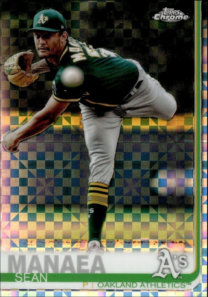 2019 Topps Chrome Sean Manaea #170 trading card
