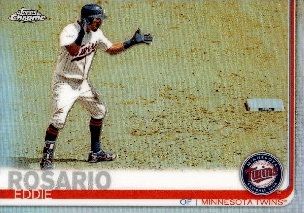 2019 Topps Chrome Eddie Rosario #258 trading card