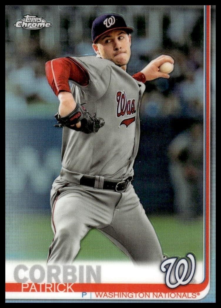 2019 Topps Chrome Patrick Corbin #163 trading card