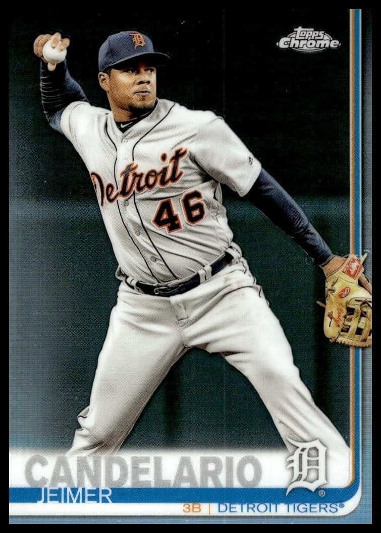2019 Topps Chrome Jeimer Candelario #211 trading card