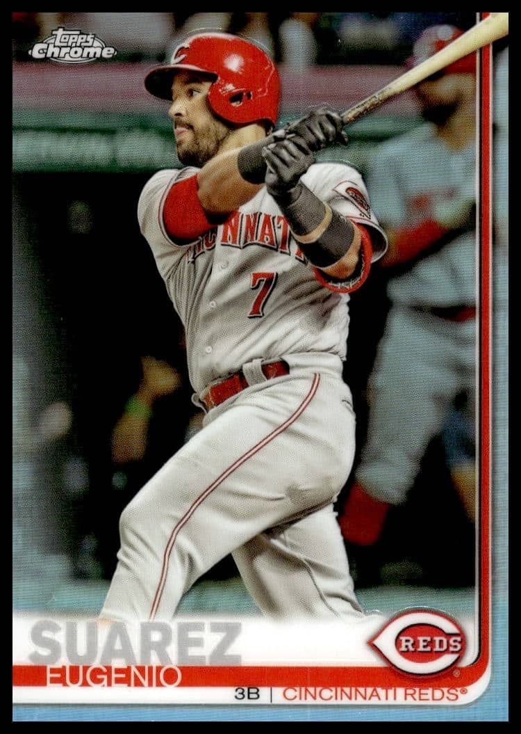 2019 Topps Chrome Eugenio Suarez #80 trading card