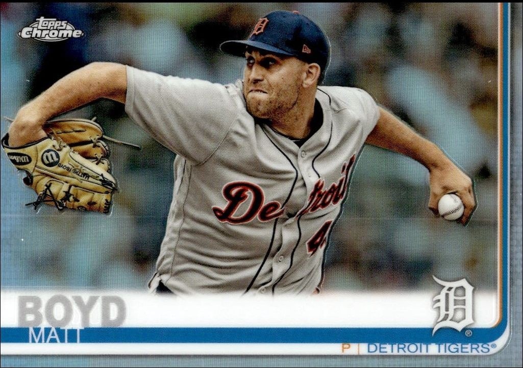 2019 Topps Chrome Matt Boyd #83 trading card