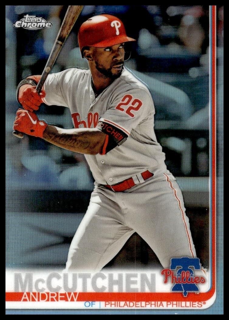 2019 Topps Chrome Andrew McCutchen #395 trading card