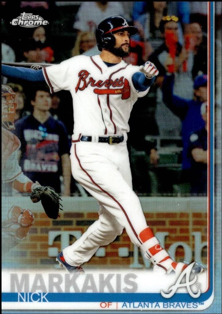 2019 Topps Chrome Nick Markakis #350 trading card