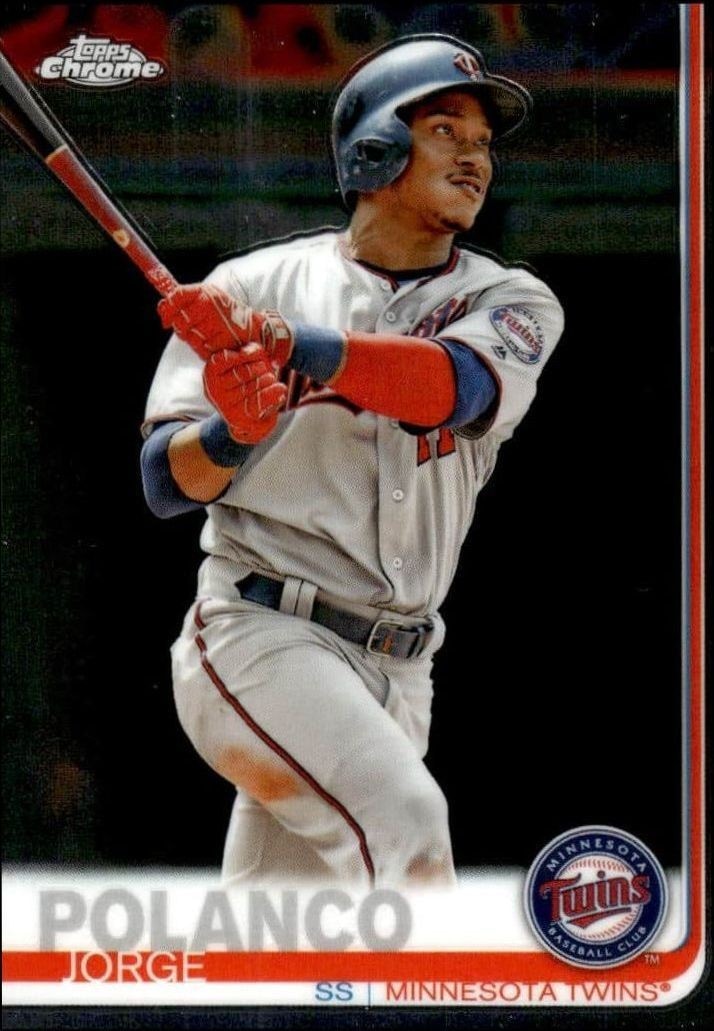2019 Topps Chrome Jorge Polanco #69 trading card