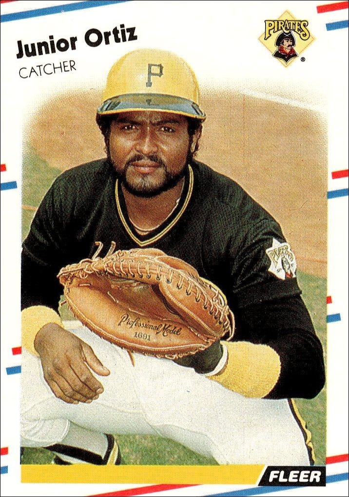1988 Fleer Junior Ortiz #335 trading card
