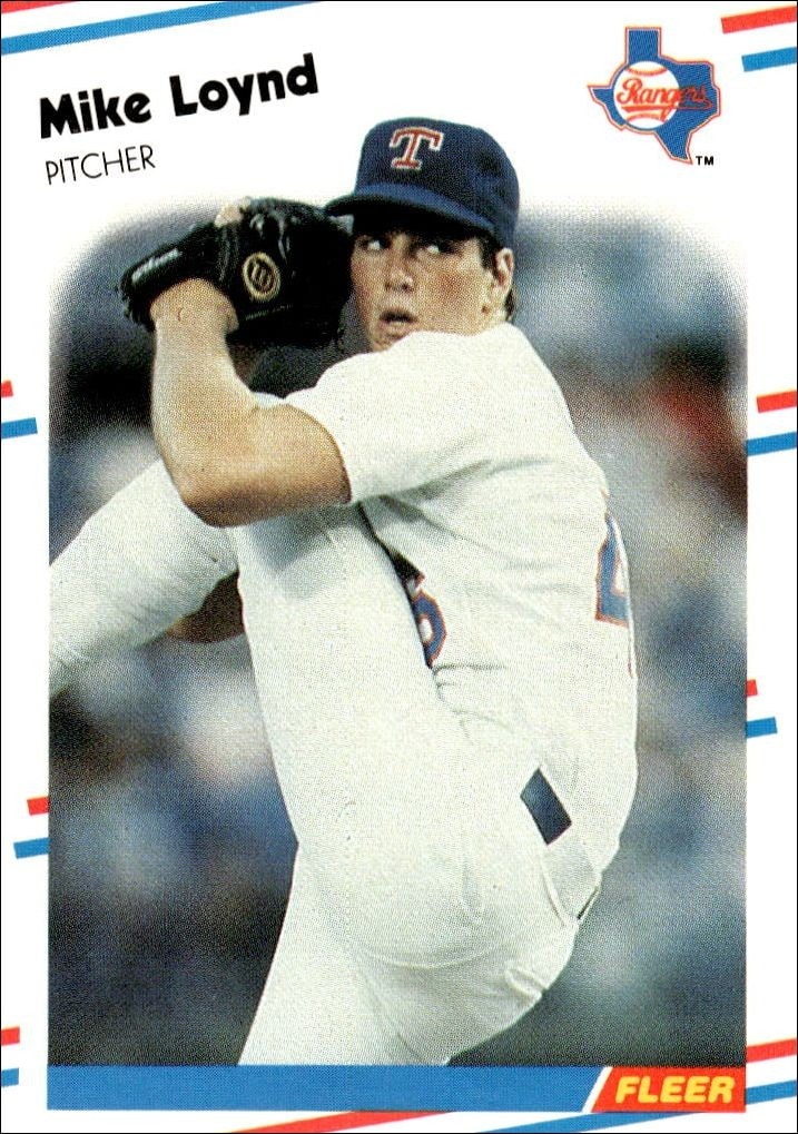 1988 Fleer Mike Loynd #472 trading card