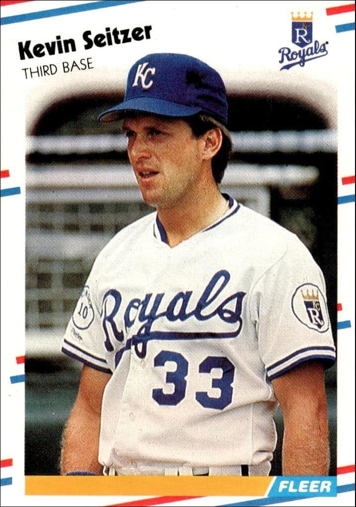 1988 Fleer Kevin Seitzer #270 trading card