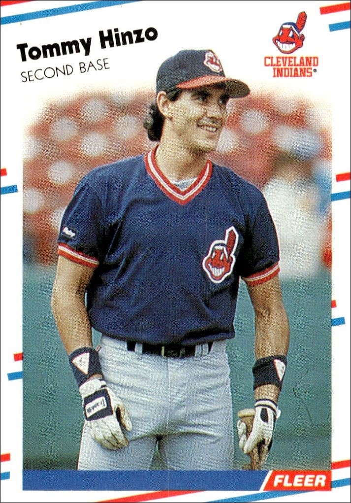 1988 Fleer Tommy Hinzo #611 trading card