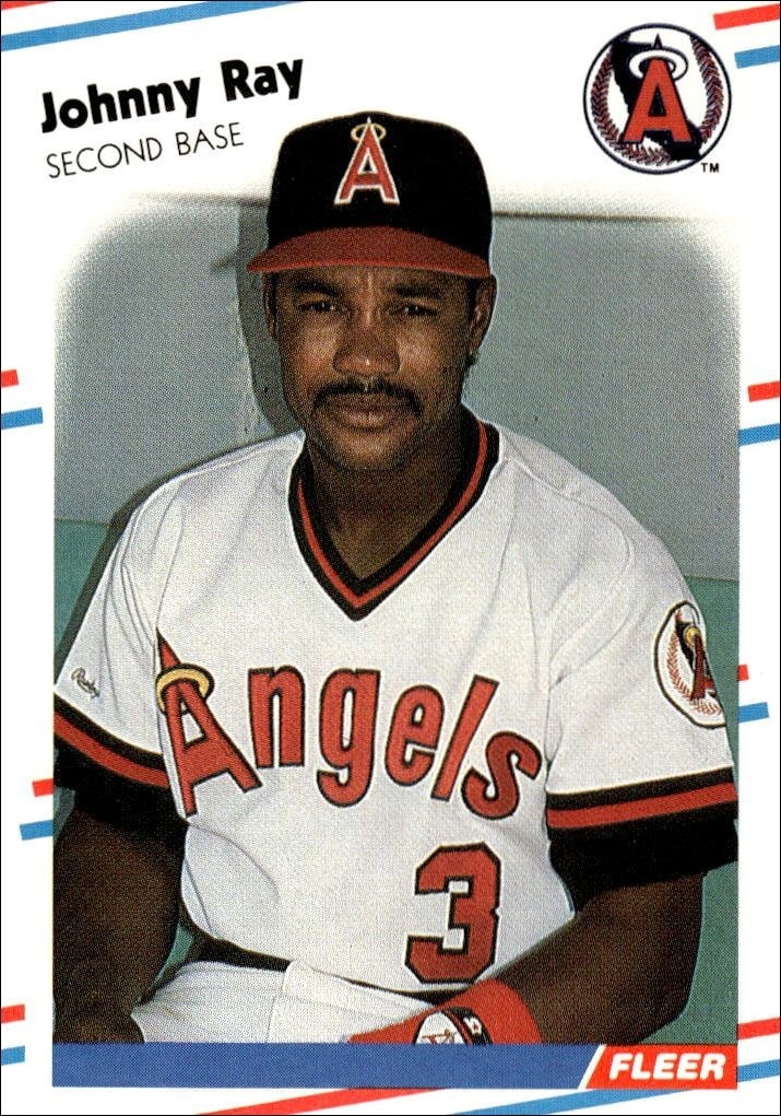 1988 Fleer Johnny Ray #502 trading card