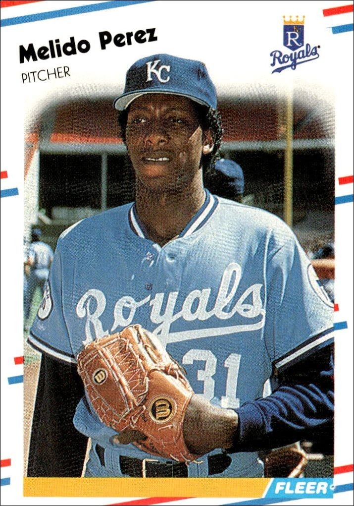 1988 Fleer Melido Perez #265 trading card