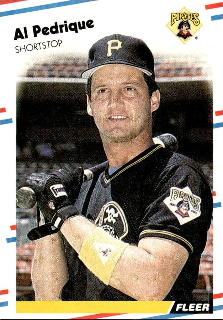 1988 Fleer Al Pedrique #338 trading card