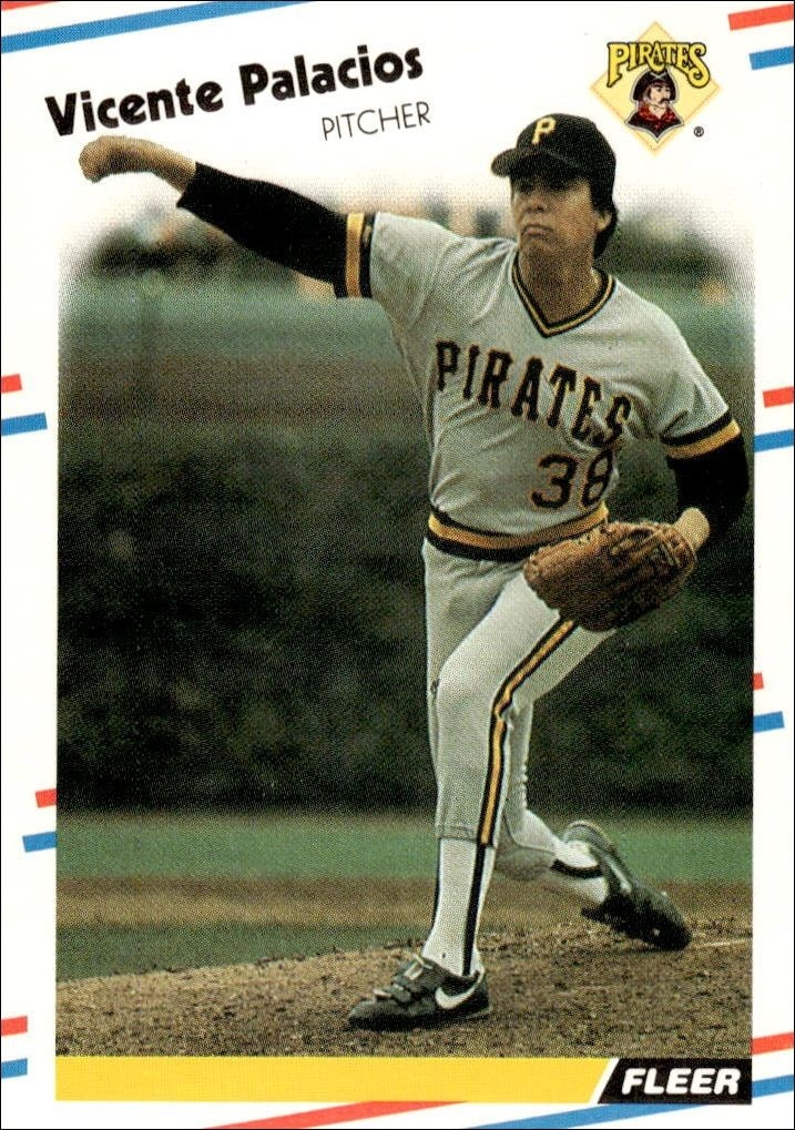 1988 Fleer Vicente Palacios #336 trading card