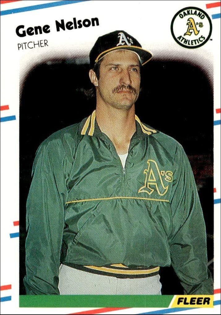 1988 Fleer Gene Nelson #288 trading card