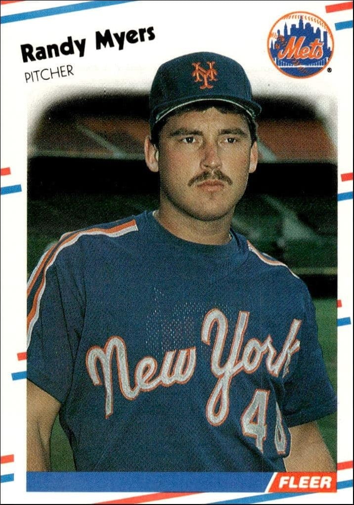 1988 Fleer Randy Myers #146 trading card